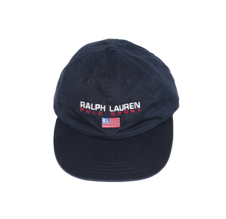 Vintage Ralph Lauren Polo Sport Navy Strap Back — RootsBK